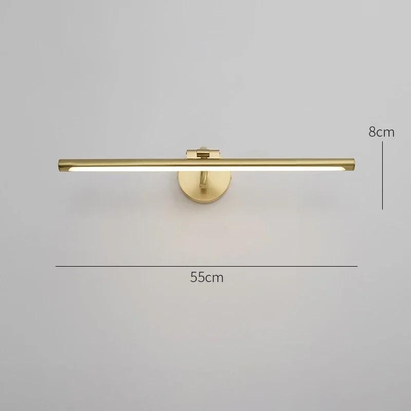 Современный светодиодный светильник для ванной комнаты, настенный светильник, внутреннее освещение, декор для дома, бра для спальни, осветительный прибор, декоративный светильник перед зеркалом