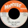 7inch Record BIG JOE - Tell Jah Jah Why HM8024 Moodisc Records Jamaica Reggae, Ska & Dub Used
