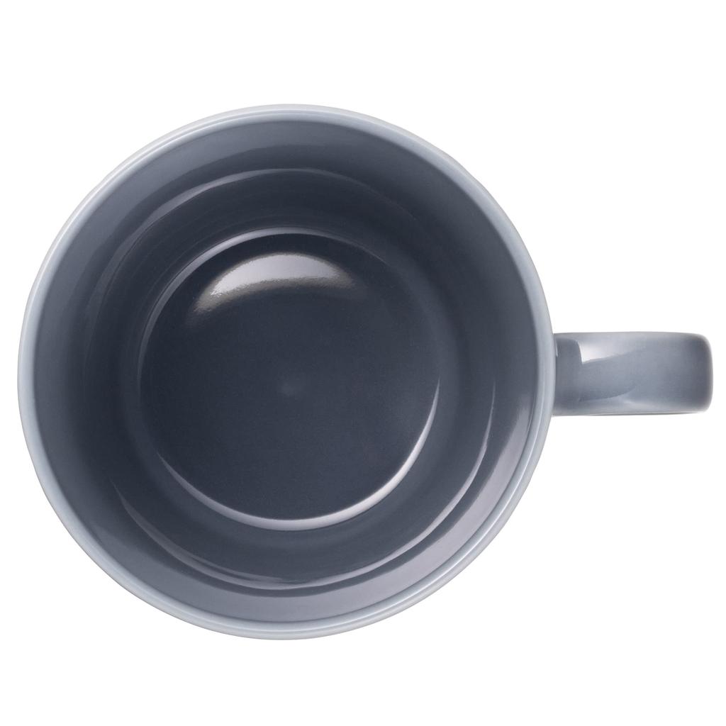 NARUMI Anna Emilia Mug, 350cc, Midsummer Meadow Blue, Floral Print, Cute Relief Design, Large, Microwave, Oven, and Dishwasher Safe, Made in Japan,