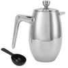 French Press 304 Stainless Steel Double Layer U Shaped Mouth Hand Brewing Teapot for Home