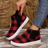 2024 New Autumn Women's Leopard Print Flat-soled Low-top Casual Thick-soled Comfortable Non-slip Color Matching Sneakers