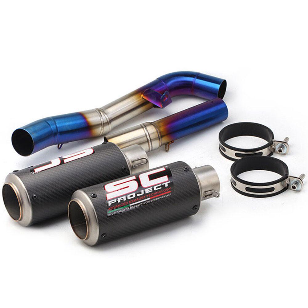 Kawasaki Z1000/Z1000SX/R/NINJA1000 Dual-Exhaust Mid-Pipe