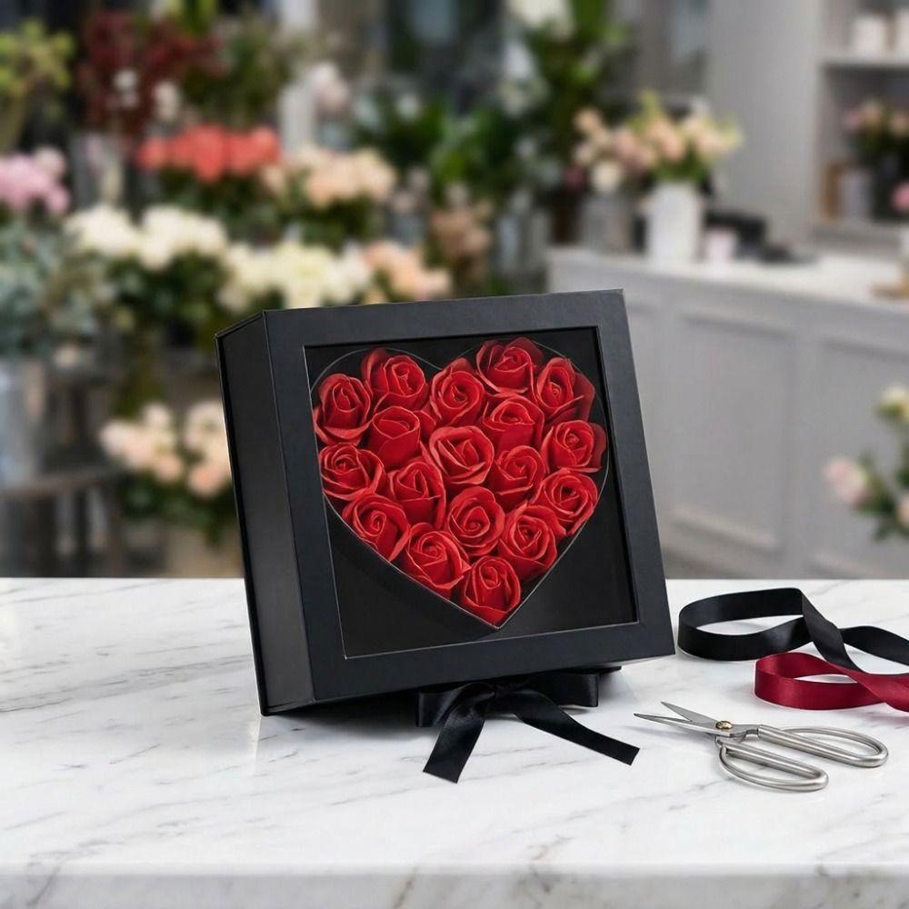 Elegant Mother's Day Gift Box Fillable Flower Display Box Gift Packaging Box Mother's Day Gift