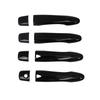 4X Glossy Black Door Handle Covers Trim With Smart Hole For Nissan Altima 13-18