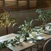 Lighted Artificial Greenery Twig Vine Garland 96 Fairy Lights 6FT Battery Operated Pre-lit Faux Olive/Eucalyptus Vine with Timer