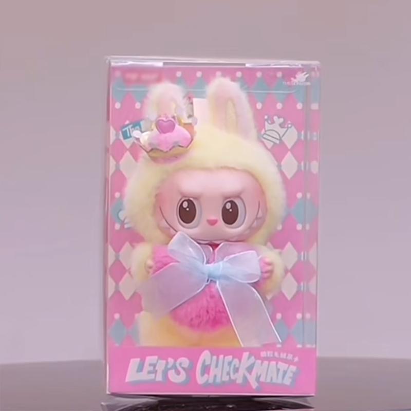 Лимитированная серия плюшевых фигурок LABUBU с виниловым лицом: плюшевая игрушка «Королева».