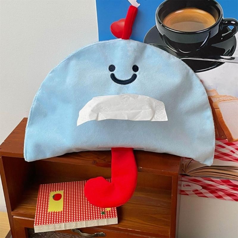 Unique Fabric Mushroom Wall Mounted Tissue Dispenser for Bathroom Kitchen or Office Storage Solution Daily Use