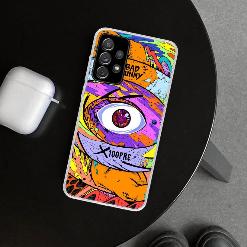 Bad Bunny X100pre Phone Case Cover for Samsung Galaxy A12 A22 A32 A52 A72 A02S A51 A50S A31 A20S A10S Note 20 Ultra 10 Plus Gala