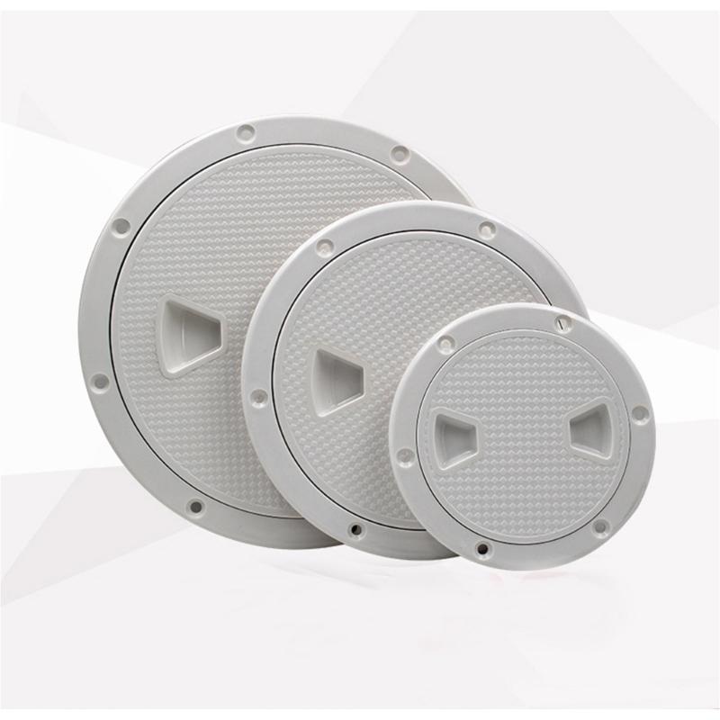 Крышка для осмотра круглой палубы Пластиковые лодки Откручивающаяся палубная пластина