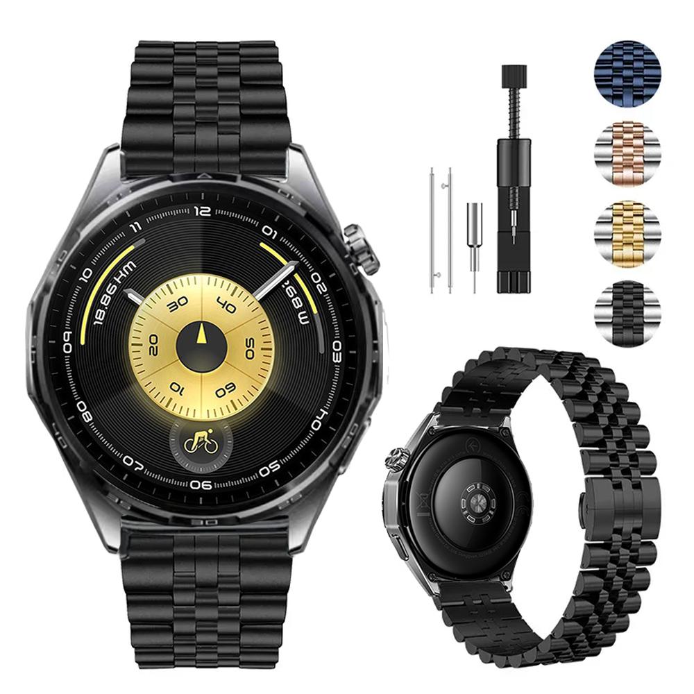 Металлический ремешок 22 мм для Huawei Watch GT6 Pro GT5 Pro 46 мм Браслет из нержавеющей стали Ремешок для часов Huawei Watch 5/4/GT6/5/4 GT3 Pro 46 мм