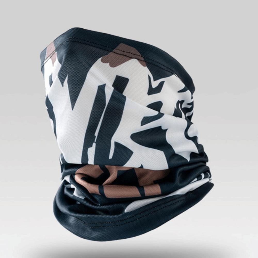 Дышащая маска от солнца UPF50+ Легкий тонкий мотоциклетный шарф Впитывает пот Полное покрытие лица Маска для защиты от УФ-излучения Велоспорт