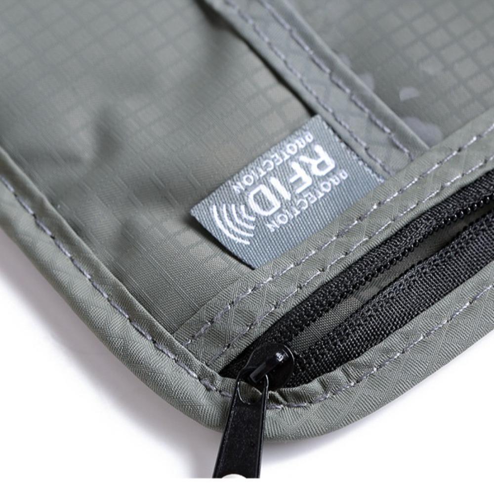 Нашейный кошелек для документов и кредитных карт с защитой от кражи, RFID-кошелек для паспорта, защищающий конфиденциальность