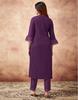 Женский набор Kurta Pant Dupatta из смешанного хлопка Индийский Дизайнерский Нарядный Костюм Kurti Salwar