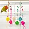 Parrot Chew Strands Bird Parakeet Bite Molar Toys Pet Bird Cage Hangable Chewing Toy Bird Items Bird Cage Toys Pet Supplies