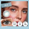 FreshGo Prescription Color Contact Lenses With Diopters Soft Colored Lenses 1 Pair Natural Color Lenses for Vision Eye Lens
