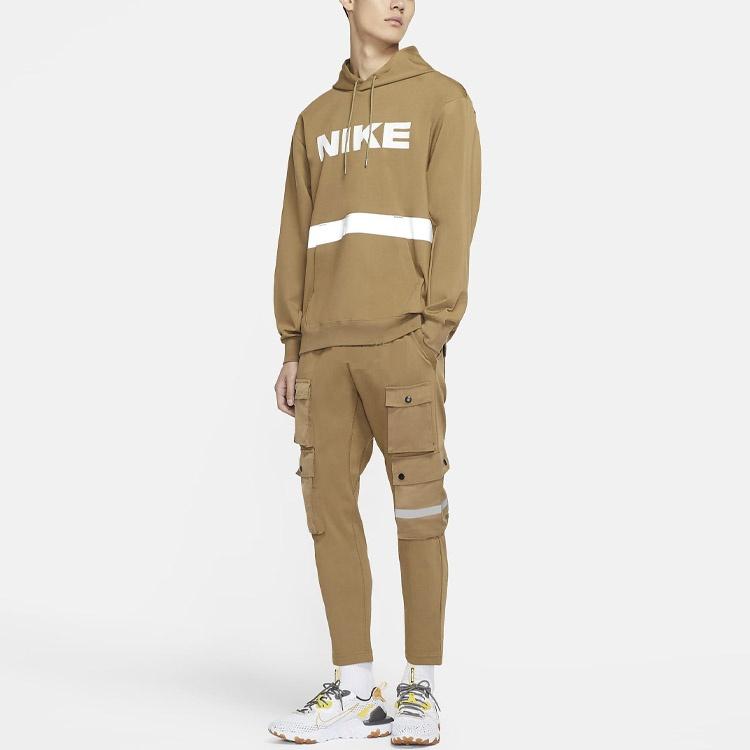 Nike Sportswear City Made Multiple Pockets Reflective Logo Knit Casual Pants Brown Men's DB3612-303