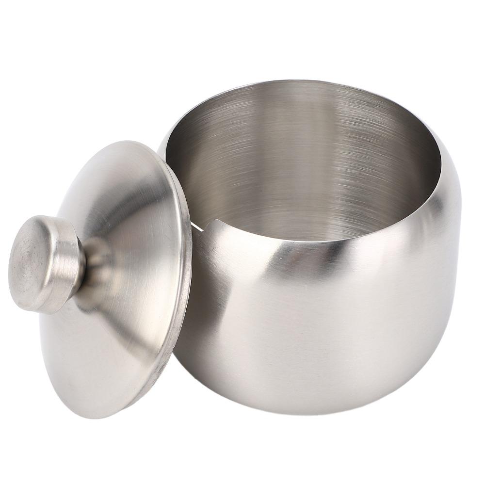 with Lid Condiment Pot Airtight Sugar Bowl Condiment Organizer Seasoning Jar Restauran
