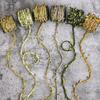 Artificial Vine Rope Eco-friendly Wear Resistant Fabric Hemp Rope with Artificial Vine Green Leaves Home