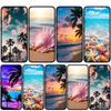 Cover for iPhone 15 14 Xiaomi Redmi Note 13 12 11 Pro Max X 8 7 9 XR Samsung Galaxy S24 S23 OPPO A15 Huawei Mountain Sea Beach Travel Shell Wave Case