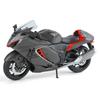 1/9 Suzuki Hayabusa GSX-1300R Модель мотоцикла из сплава Игрушечный транспортное средство Коллекция Освещение для переноски Внедорожный Мотоцикл Игрушечный автомобиль