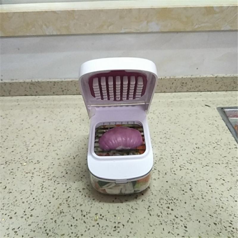 Vegetable Fruit Chopper Slicer Manual Presser Cut Onion Cheese Tomatoes Cutter Fruits Dicing Blade Kitchen Tools