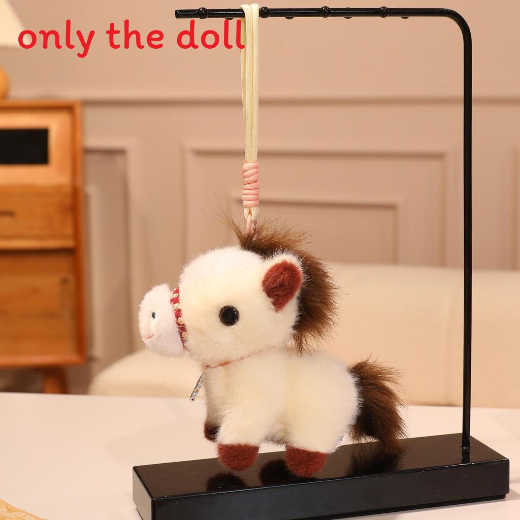 Год Лошади Длинная Плюшевая Кукла с Наполнителем из PP Хлопка для Праздничного Декора Подарок