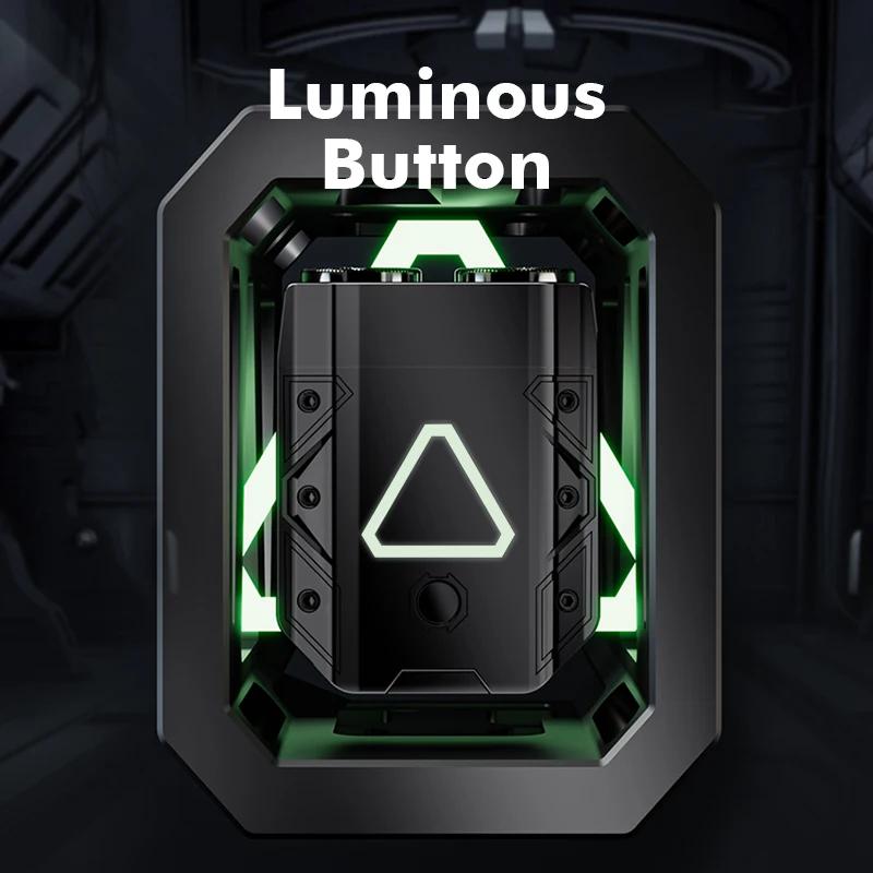 Электробритва Iron Warrior с двойной плавающей головкой, мини-нож для бороды для мужчин, портативная дорожная беспроводная бритва для лица, триммер