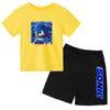 Kids Fashion T-shirt Anime Smart Justice Brave Animal Print Boys Girls Toddler Top + Shorts Casual Sport Charming Set