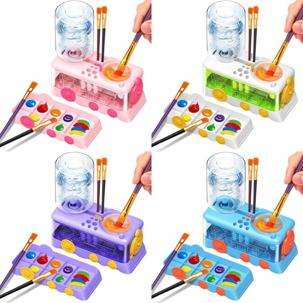 Multifunctional Paint Brush Clean Device Paint Brush Rinser Outdoor Sketching
