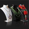 Necklace Display Stand Mannequin Exquisite Acrylic Multipurpose Compact Jewelry Display Holder for Home