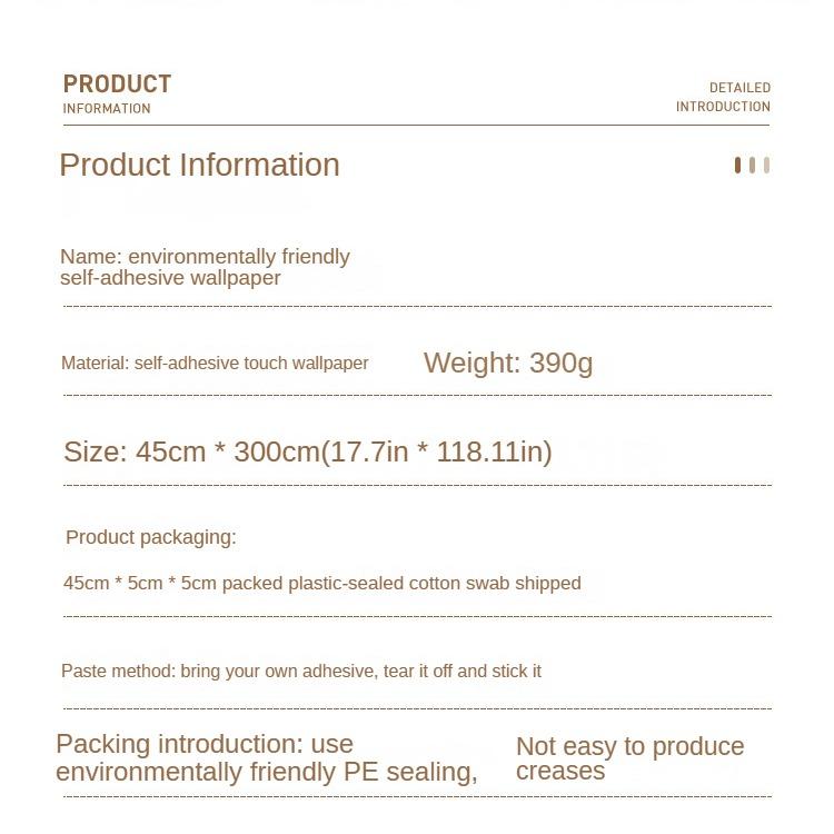 Бесшовные обои для гостиной и спальни с кирпичной стеной(45см*300см)