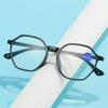 Очки для чтения в многоугольной квадратной оправе с защитой от синего света Urltra-Light, защита глаз для мужчин и женщин, элегантные удобные очки