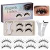 С аппликатором Магнитные накладные ресницы Натуральный вид Накладные ресницы Горячие накладные ресницы Для ежедневного ношения