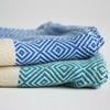 Turkish Hand Towels Stylish Boho Farmhouse Style with Tassels Quick-drying Geometric Patterns Versatile Hand Towel