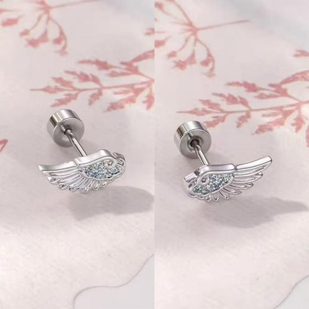 Серьги из хряща крыла, символизирующие свободу, мечты, безопасные сплавы, удобная посадка, для любого события