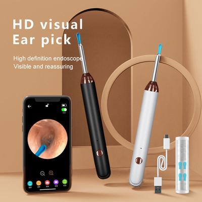 Tinsol Smart Visual Ear Cleaner 1296P Ушные палочки Отоскоп USB C Зарядка Эндоскоп Инструмент для удаления ушной серы Камера для чистки ушей Здравоохранение