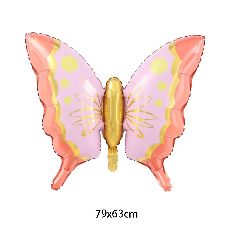 Large Butterfly Aluminum Foil Balloons Butterfly Helium Air Globos Birthday Party Decorations Baby Shower Kids Toy Photo Props 5