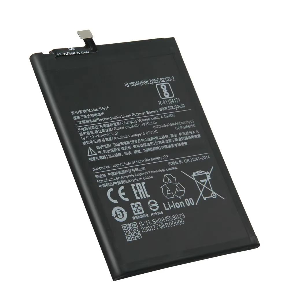 НОВЫЙ Сменный Аккумулятор Для Xiaomi Redmi Note 9S Note 9 Redmi 10X 4G NOTE 9 PRO BN55 BN54 BN53 Аккумулятор Телефона