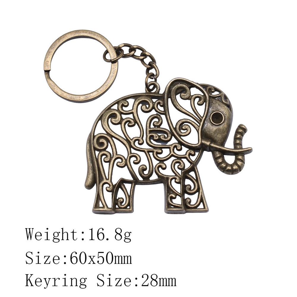 Wedding Anniversary Men Keychain Elephant Key Ring Women's Clothing Chains For Boys