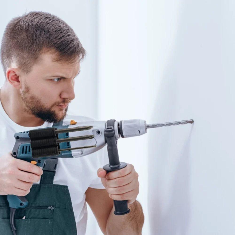 Self-adhesive Bits Holders Drill Add-on Quick Change Bit Storage Clip For Power Drill or Driver