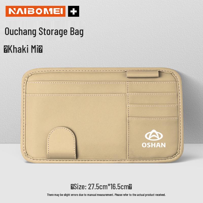 Car Document Holder, Sun Visor, and Glasses Clip for Oshan X5/X7/Z6/Cosay 3/5/6Pro Models.