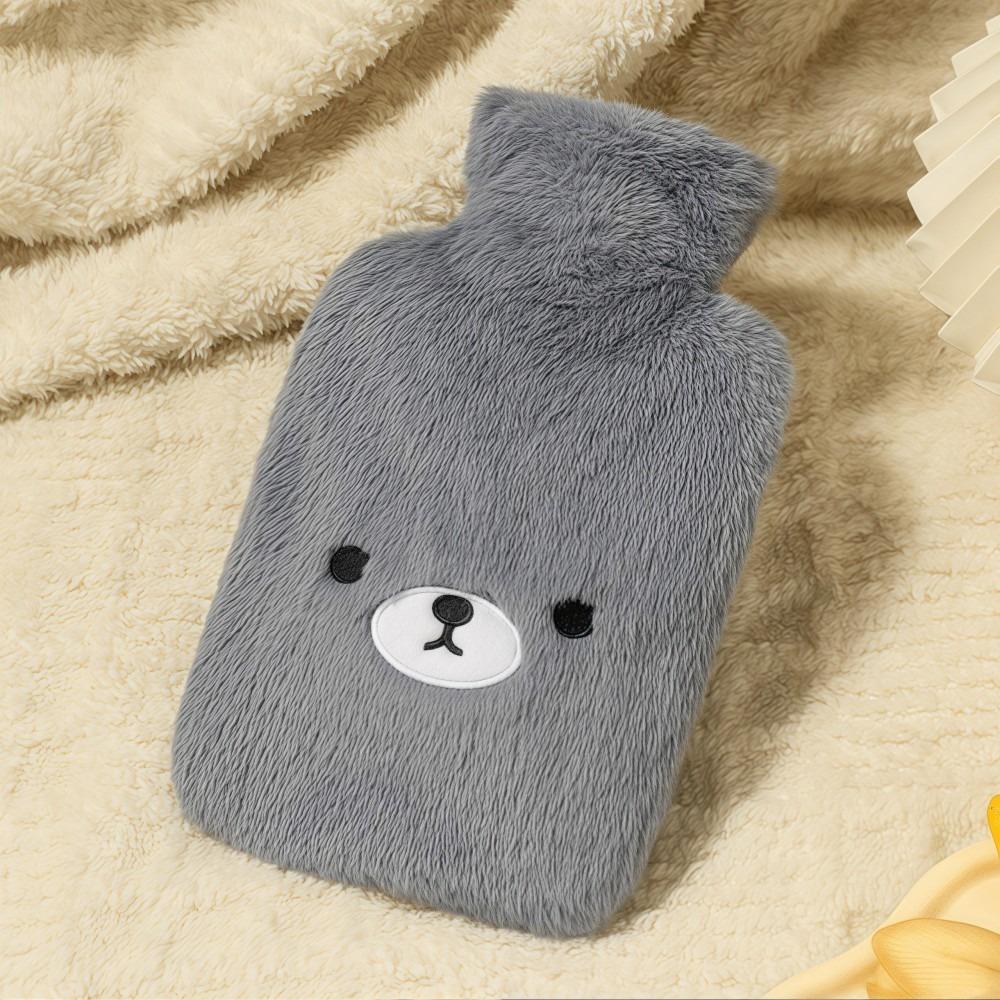500ml Period Hot Water Bag Soft Plush Hand Feet Warmer Bag Warm Water Bag  For Period Pain Relief