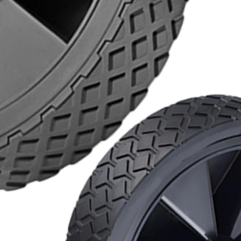 2 шт. Запасные колеса, подходящие для складных тележек для кемпинга, установка без инструментов, долговечность, резиновые шины, легкая сборка