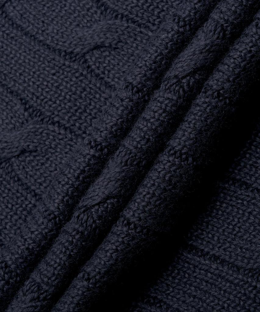 POLO RALPH LAUREN Cable Knit Cotton Sweater Vest - Navy