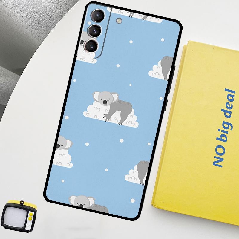Cute Australia Koala Art Case For Samsung Galaxy S23 S22 Ultra S20 S21 FE S9 S10 Plus Note 10 20 Ultra Back Cover