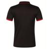 Men Summer Short Sleeve Slim Fit Turn Down Collar Polo Shirt 100% Polyester Pure Color Golf Polo Shirt Tops