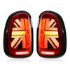 LED JCW Union Jack Tail Lights With Sequential Turn Signal Replacement for Cooper R60 Countryman