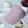 Spring and summer ins wind quick-drying peaked cap soft top casual letters thin baseball cap shading and sun protection