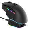 Беспроводная игровая мышь DAREU A955 RGB, беспроводное подключение по USB, с зарядной станцией, 12000 DPI, программируемая, эргономичная, до 120 часов непрерывного использования, год