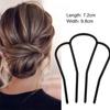 Women Hair Insert Comb Messy Bun Hair Pin Metal Wave Shape Hair Fork For Part*eh